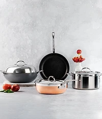 Hestan ProBond Professional Clad Stainless Steel Stockpot, 8-Quart