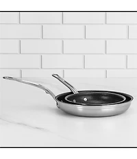 Hestan ProBond Stainless Steel 2-Piece TITUM Nonstick Skillet Set