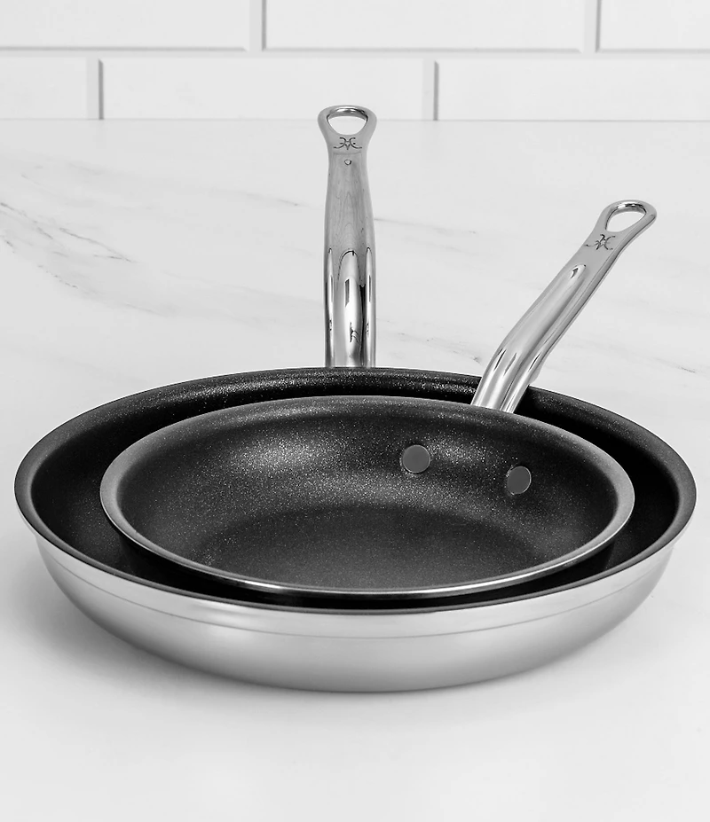 Hestan ProBond Stainless Steel 2-Piece TITUM Nonstick Skillet Set