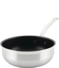 Hestan Professional Clad Stainless Steel TITUM® Nonstick Essential Pan with Cover, 3.5-Quart