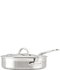 Hestan Professional Clad Stainless Steel TITUM Nonstick Saute Pan with Lid, 3.5-Quart