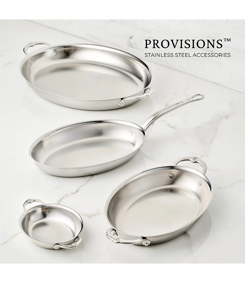 Hestan Provision Stainless Steel Oval Fish Pan