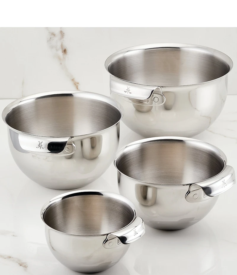 Hestan Provisions 4-Piece Stainless Steel Mixing Bowl Set