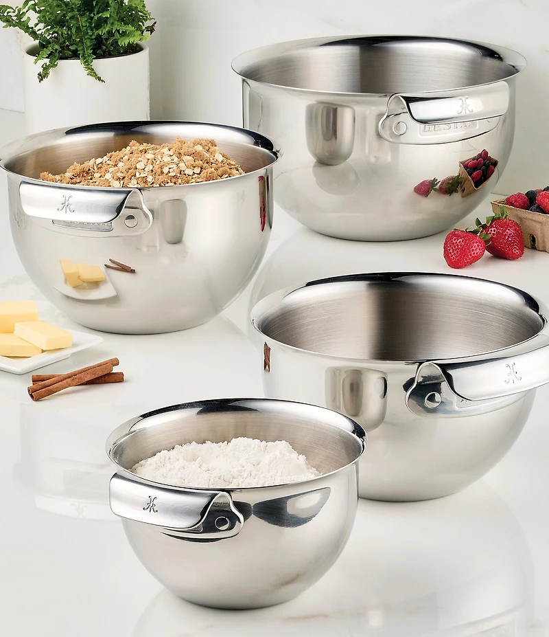 Hestan Provisions 4-Piece Stainless Steel Mixing Bowl Set