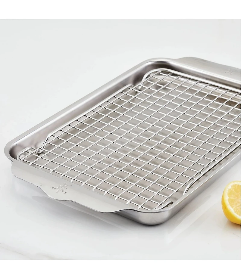 Hestan Provisions OvenBond Tri-ply Quarter Sheet Pan with Rack