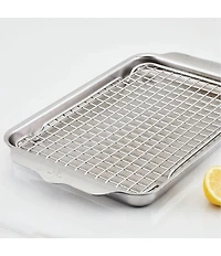 Hestan Provisions OvenBond Tri-ply Quarter Sheet Pan with Rack