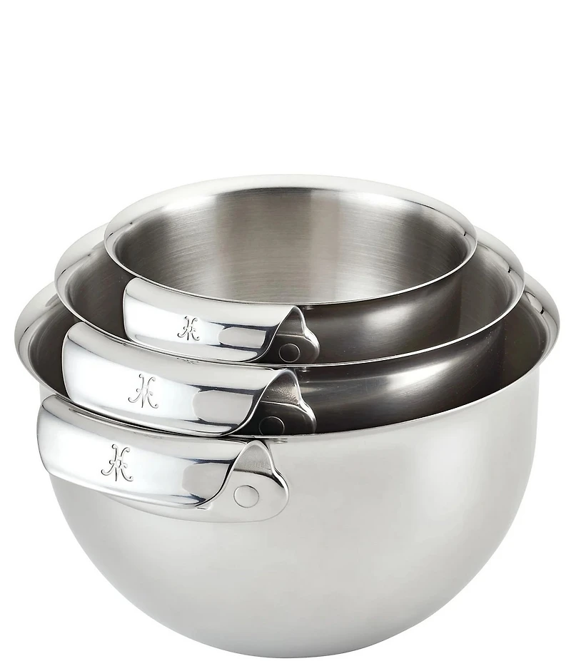 Hestan Provisions Stainless Steel Mixing Bowl Set, 3-Piece