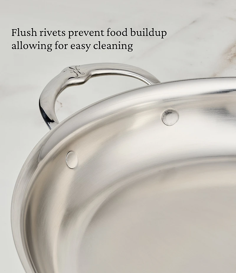 Hestan Provisions Stainless Steel Oval Clad Au Gratin - Large