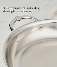 Hestan Provisions Stainless Steel Oval Clad Au Gratin - Large