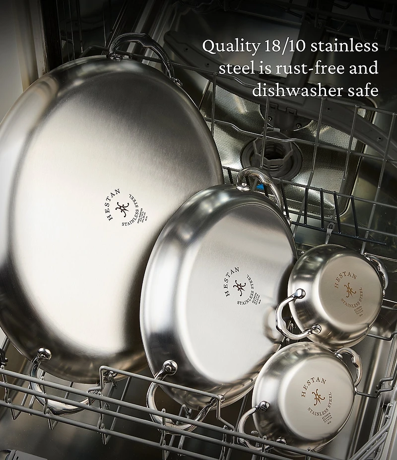 Hestan Provisions Stainless Steel Oval Clad Au Gratin - Large