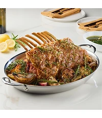 Hestan Provisions Stainless Steel Oval Clad Au Gratin - Large