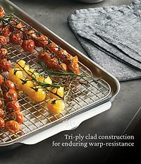 Hestan Provisions Stainless Steel OvenBond Cooling Rack (for Medium Sheet Pan)