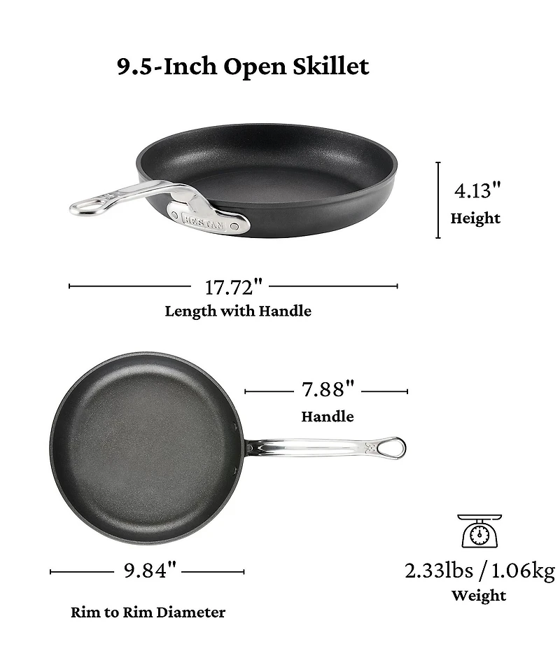 Hestan Titum Fusion™ Collection Nonstick Open Skillet