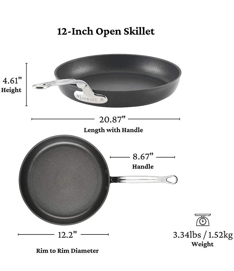 Hestan Titum Fusion™ Collection Nonstick Open Skillet