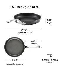 Hestan Titum Fusion™ Collection Nonstick Skillet with Lid, 11-Inch