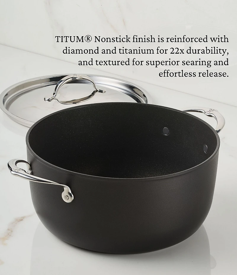 Hestan Titum Fusion™ Collection Nonstick Stock Pot with Lid, 8-Quart