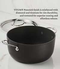 Hestan Titum Fusion™ Collection Nonstick Stock Pot with Lid, 8-Quart