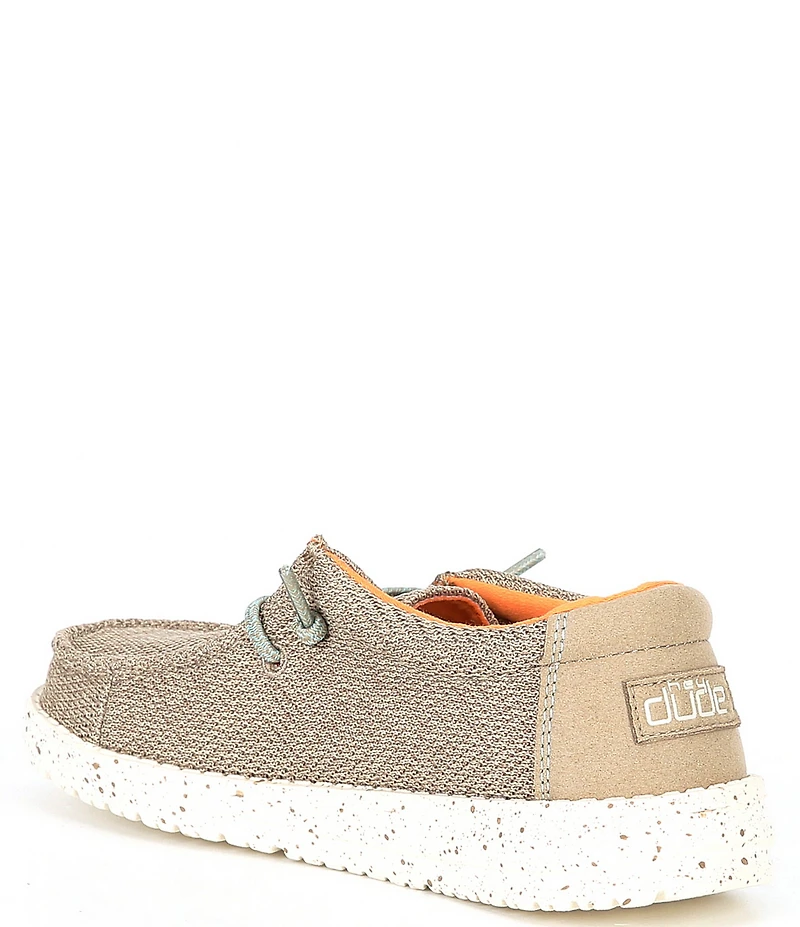 HEYDUDE Kids' Wally Canvas Washable Slip On Sneakers (Youth)