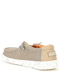 HEYDUDE Kids' Wally Canvas Washable Slip On Sneakers (Youth)