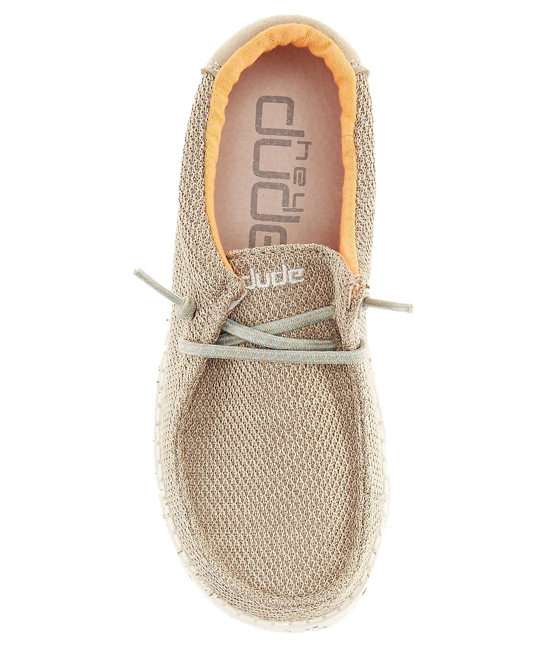 HEYDUDE Kids' Wally Canvas Washable Slip On Sneakers (Youth)