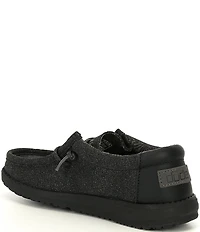 HEYDUDE Boys' Wally Cotton Canvas Washable Slip-Ons (Youth)
