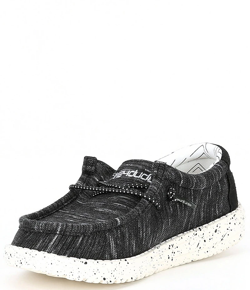 HEYDUDE Boys' Wally Stretch Washable Slip On Sneakers (Toddler)