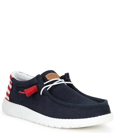 HEY DUDE Men's Wally Americana II Slip-Ons