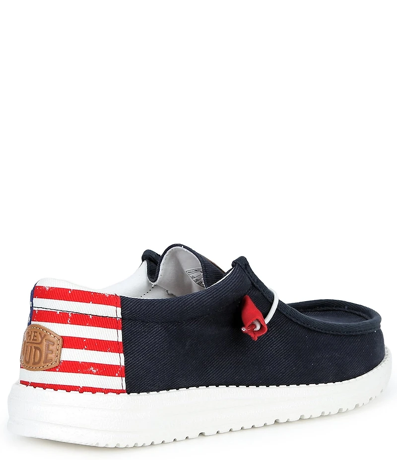 HEY DUDE Men's Wally Americana II Slip-Ons