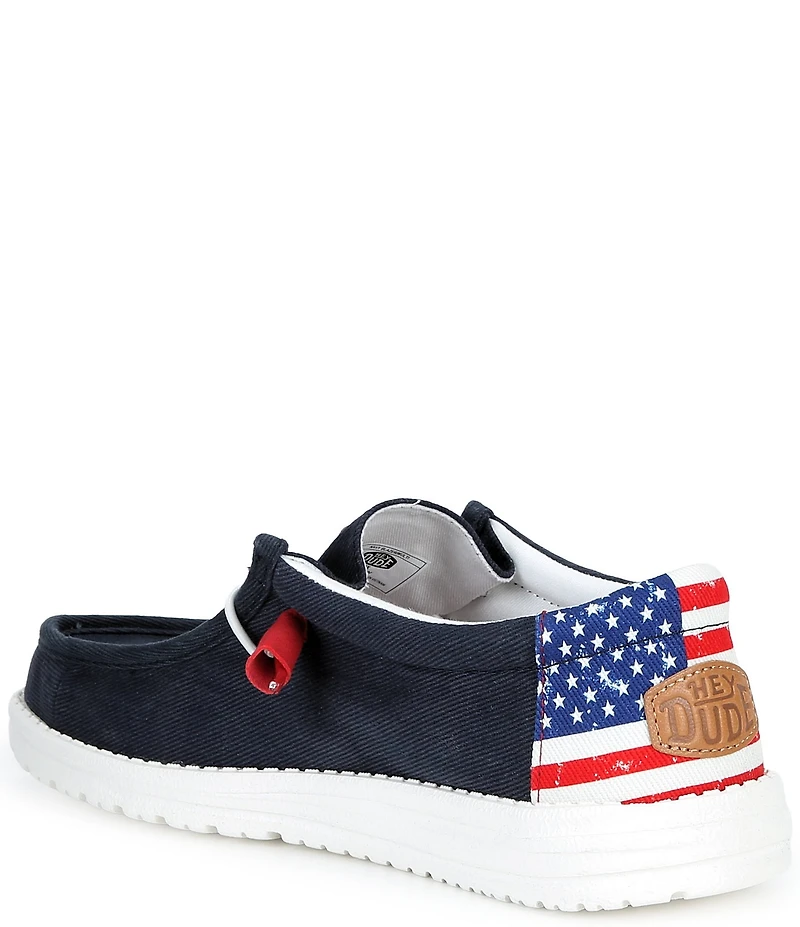HEY DUDE Men's Wally Americana II Slip-Ons