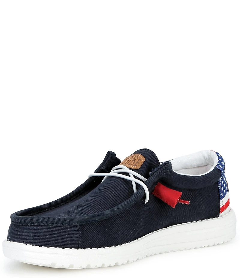HEY DUDE Men's Wally Americana II Slip-Ons
