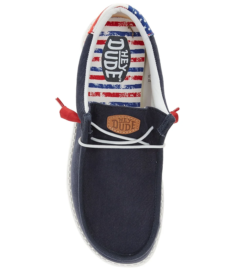HEY DUDE Men's Wally Americana II Slip-Ons