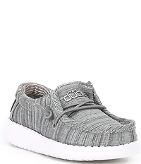 HEYDUDE Boys' Wally Linen Washable Slip On Sneakers (Infant)