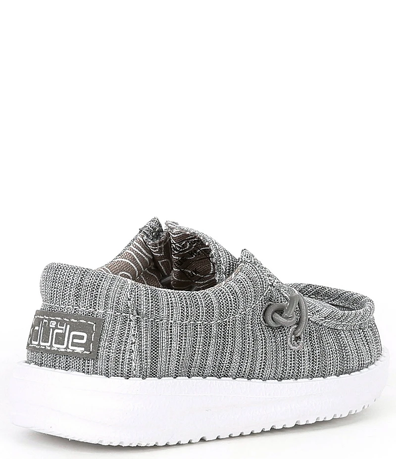 HEYDUDE Boys' Wally Linen Washable Slip On Sneakers (Infant)