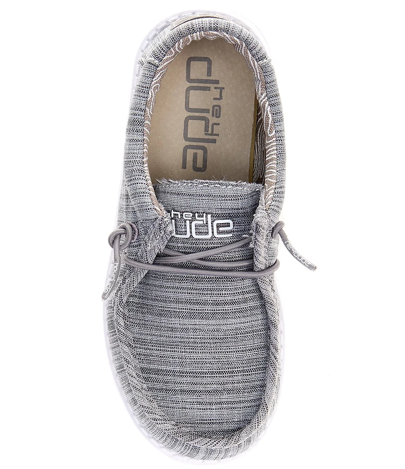 HEYDUDE Boys' Wally Linen Washable Slip On Sneakers (Infant)