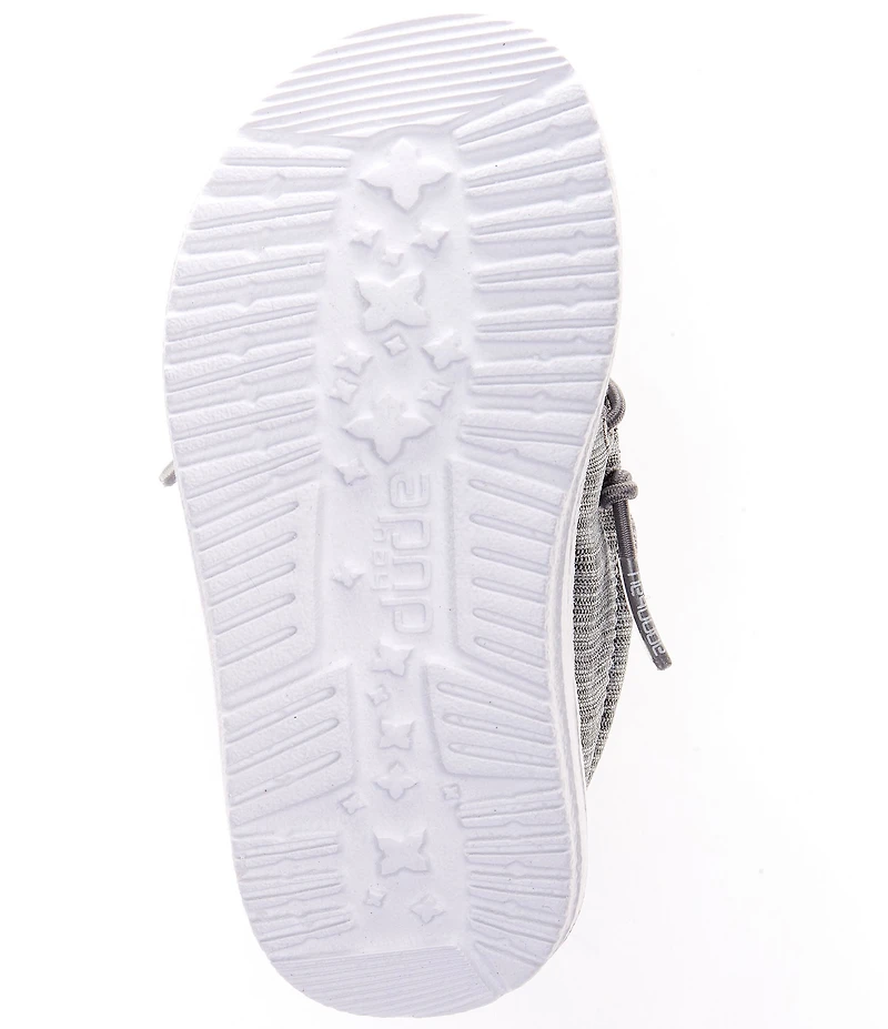 HEYDUDE Boys' Wally Linen Washable Elastic Slip On Sneakers (Toddler)