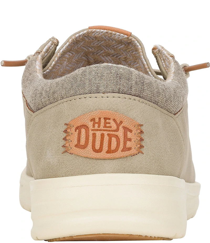 HEYDUDE Men's Paul Classic Stretch Lace Slip On Mocs