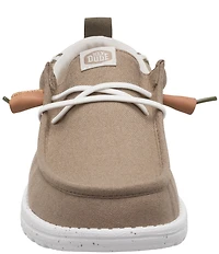 HEYDUDE Men's Wally Craft Linen Slip On Sneakers