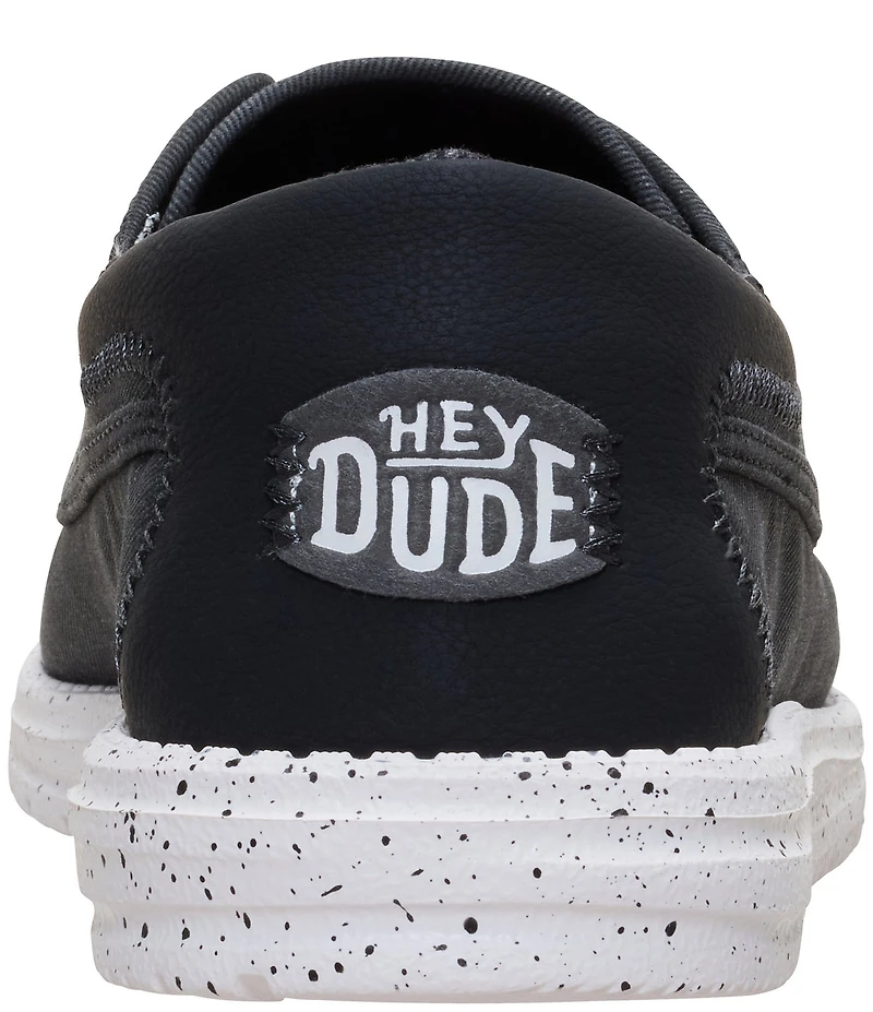 HEYDUDE Men's Wally Cru Stretch Canvas Slip Ons