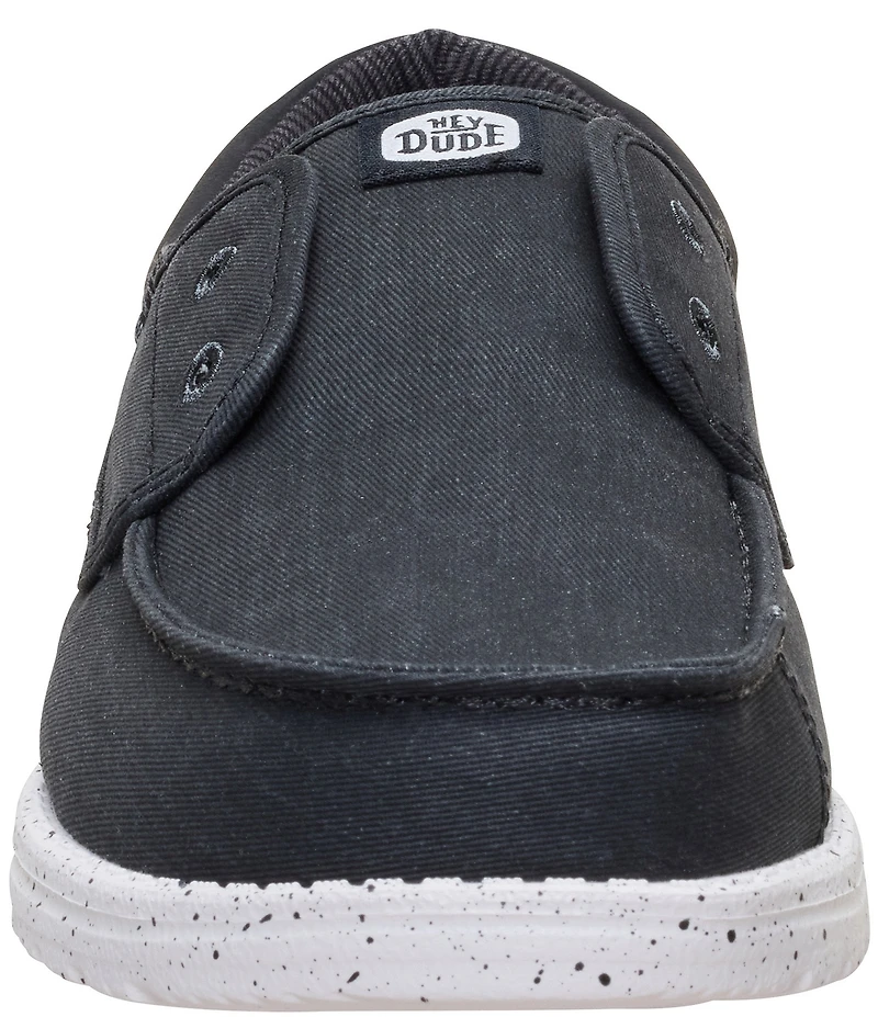 HEYDUDE Men's Wally Cru Stretch Canvas Slip Ons