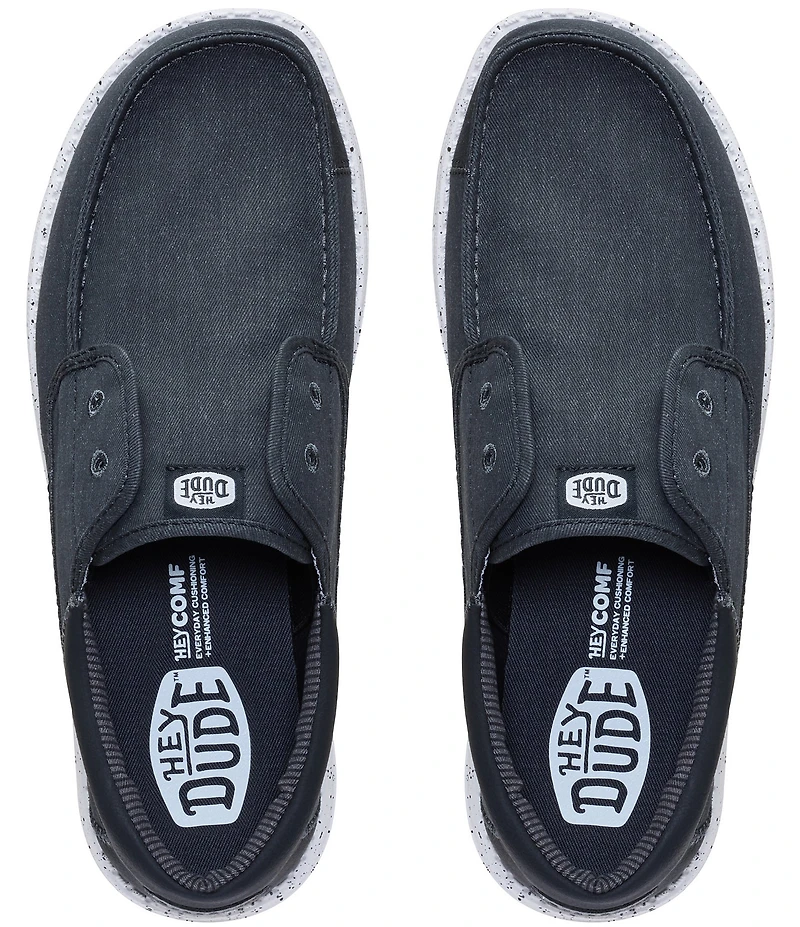 HEYDUDE Men's Wally Cru Stretch Canvas Slip Ons
