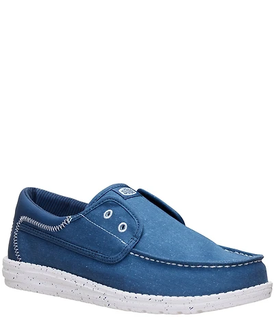HEYDUDE Men's Wally Cru Stretch Canvas Slip Ons