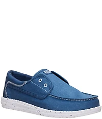 HEYDUDE Men's Wally Cru Stretch Canvas Slip Ons