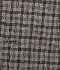 Hickey Freeman Classic Fit Linen Wool Blend Check Sport Coat