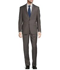 Hickey Freeman Classic Fit Double Pleated Solid 2-Piece Suit