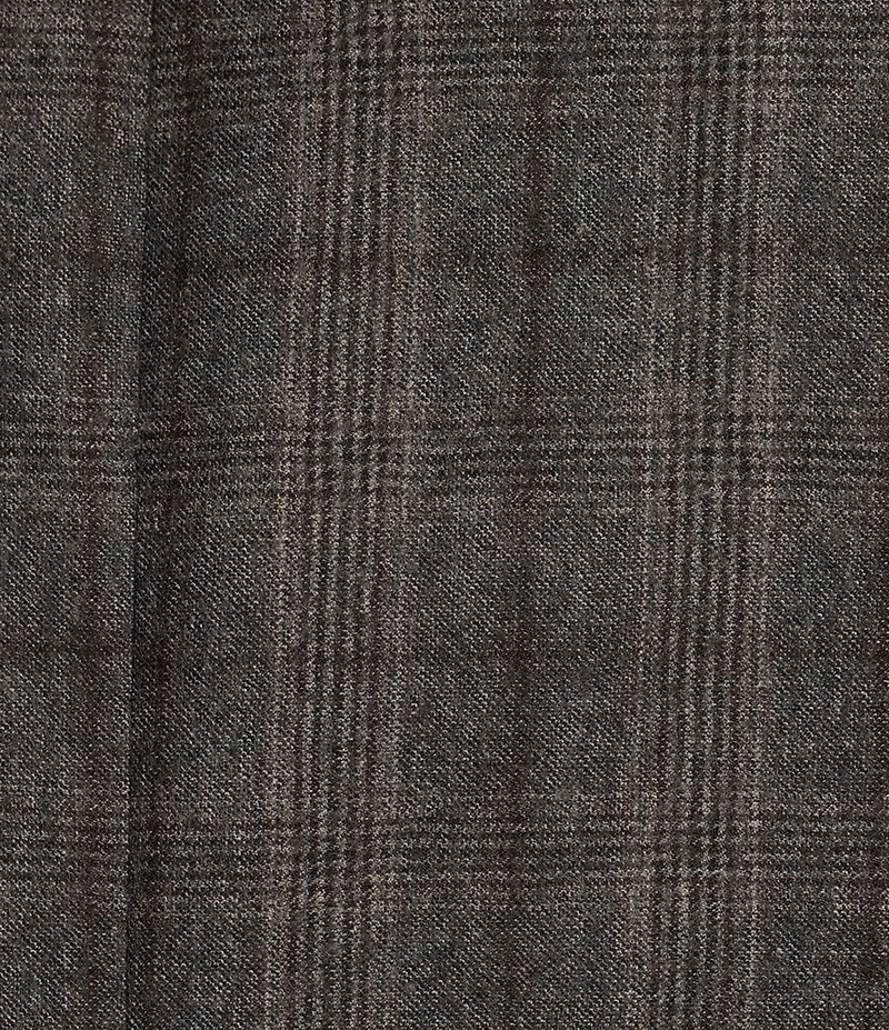 Hickey Freeman Classic Fit Flat Front Flannel Plaid Pattern 2-Piece Suit