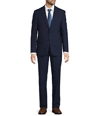Hickey Freeman Classic Fit Flat Front Houndstooth 2-Piece Suit