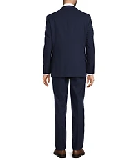 Hickey Freeman Classic Fit Flat Front Houndstooth 2-Piece Suit