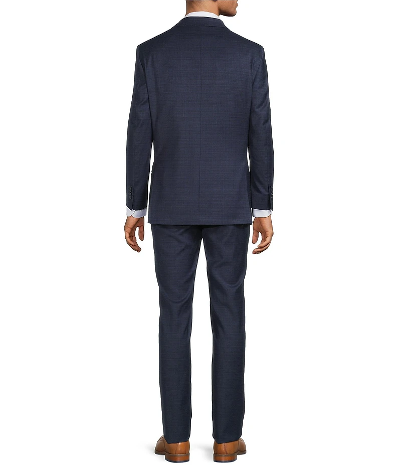 Hickey Freeman Classic Fit Flat Front Pattern 2-Piece Suit