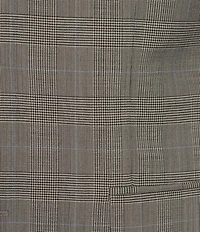 Hickey Freeman Classic Fit Flat Front Subtle Plaid 2 Piece Suit
