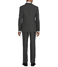 Hickey Freeman Classic Fit Flat Front Solid Pattern 2-Piece Wool Blend Suit